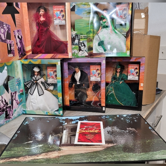 1994 Barbie as Scarlett O’Hara Black & White Dress #13254 By Mattel NIB - Picture 9 of 9